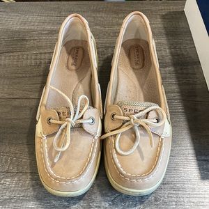 Sperry Women’s Top Sider Angelfish Linen/Oat Boat Shoes